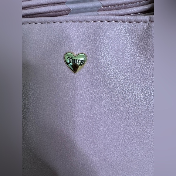 Brand New Juicy Couture Mini Pink Chino Heart Fairycore Purse - Picture 4 of 4